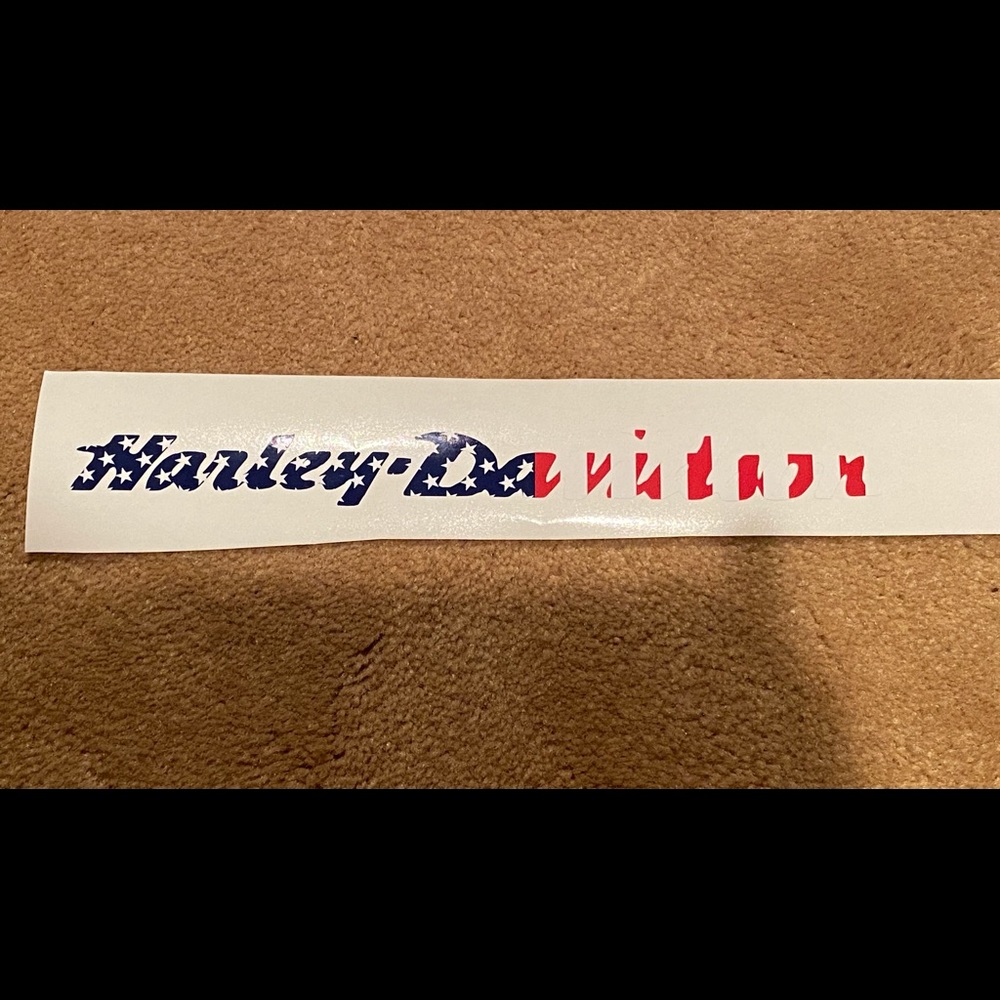 USA vinyl decal